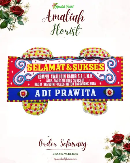 Papan Bunga Ucapan Selamat Candimulyo